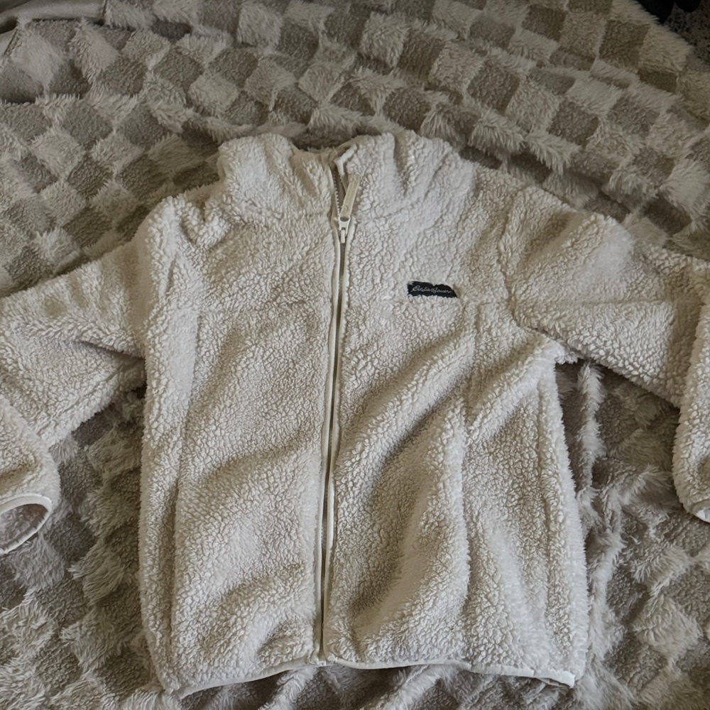 Eddie Bauer Cream Kids Puffer Jacket